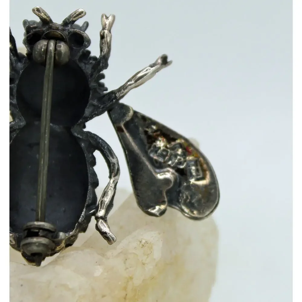 Taxco Sterling Silver Bumble Bee Brooch